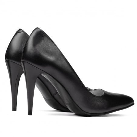 Elegante Damenschuhe 1246 Anthrazit Perlmutt