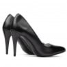 Elegante Damenschuhe 1246 Anthrazit Perlmutt