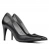 Elegante Damenschuhe 1246 Anthrazit Perlmutt