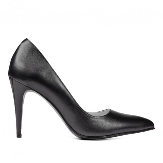 Elegante Damenschuhe 1246 Anthrazit Perlmutt