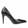 Elegante Damenschuhe 1246 Anthrazit Perlmutt