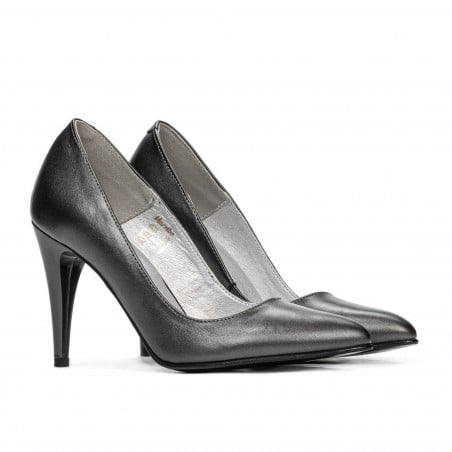 Elegante Damenschuhe 1246 Perlmuttgrau