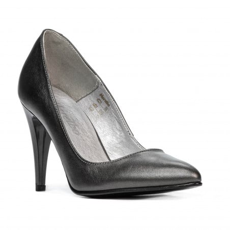 Elegante Damenschuhe 1246 Perlmuttgrau