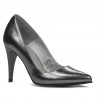Elegante Damenschuhe 1246 silber perlmuttfarben