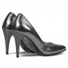 Elegante Damenschuhe 1246 silber perlmuttfarben
