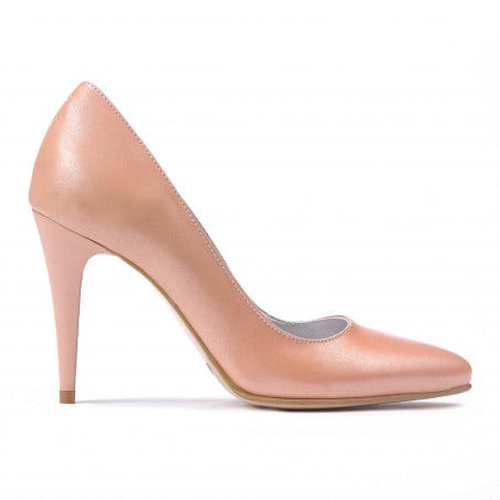 Elegante Damenschuhe 1246 Puderperlmutt