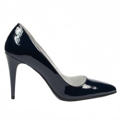 Elegante Damenschuhe 1246 Lack Indigo