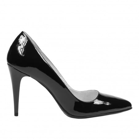 Elegante Damenschuhe 1246 schwarzer Lack