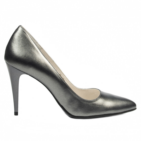 Elegante Damenschuhe 1246 metallisches Grau Elegante Damenschuhe 1246 metallisches Grau