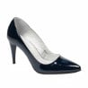Elegante Damenschuhe 1246 Lack Indigo
