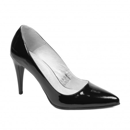 Elegante Damenschuhe 1246 schwarzer Lack