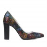 Elegante Damenschuhe 1261 Pastell Schwarz