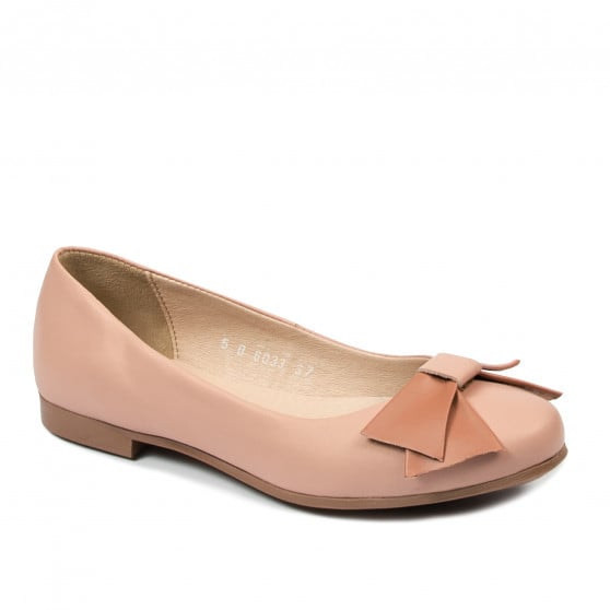 Damen Ballerinas 6033 Nude Kombiniert Damen Ballerinas 6033 Nude Kombiniert