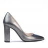 Elegante Damenschuhe 1261 metallisches Grau