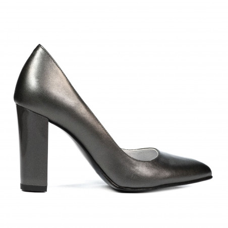 Damen elegante Schuhe 1261 perlgrau