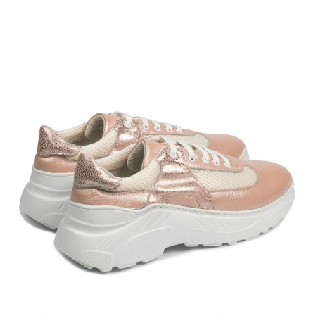 Damen-Sportschuhe 6015 Puder Perlmutt kombiniert