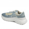 Damen Sportschuhe 6015 blau perlmutt kombiniert