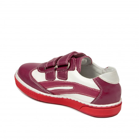 Kleinkinderschuhe 16-3c rosa+weiß