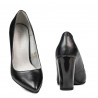 Elegante Damenschuhe 1261 Anthrazit Perlmutt