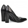 Elegante Damenschuhe 1261 Anthrazit Perlmutt