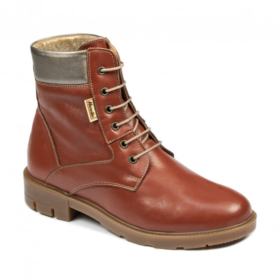 Damenstiefel 3316 braun kombiniert Damenstiefel 3316 braun kombiniert