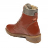 Damenstiefel 3316 braun kombiniert