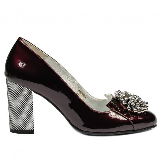 Damen elegante Schuhe 1272 Lack Bordeaux Damen elegante Schuhe 1272 Lack Bordeaux
