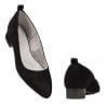 Elegante/sportliche Damenschuhe 1285 schwarz Antilope