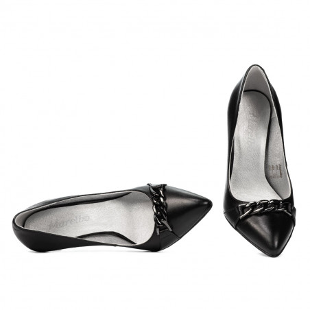 Elegante Damenschuhe 1288 schwarz
