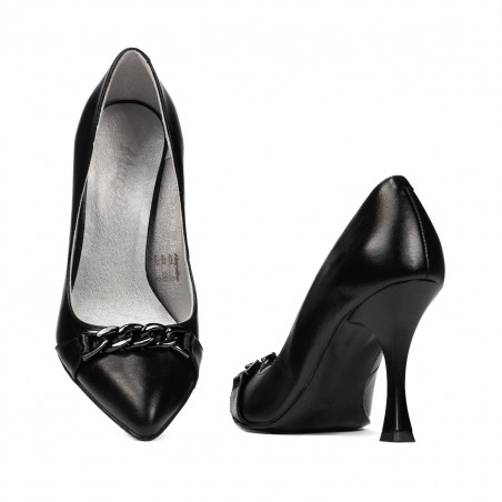 Elegante Damenschuhe 1288 schwarz