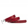 Damen Gürtel 13m rot