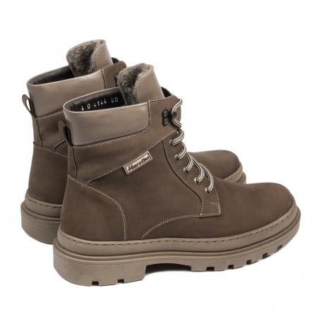 Herrenstiefel 4144 kombiniertes braunes Bufo