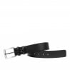 Herren Gürtel 34b mattschwarz