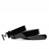 Damen-Gürtel 17-2m Lack schwarz
