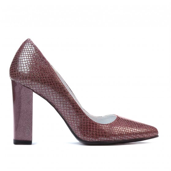 Elegante Damenschuhe 1261 Python Bordeaux Elegante Damenschuhe 1261 Python Bordeaux