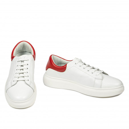 Damen-Sneaker 6008 in Weiß kombiniert
