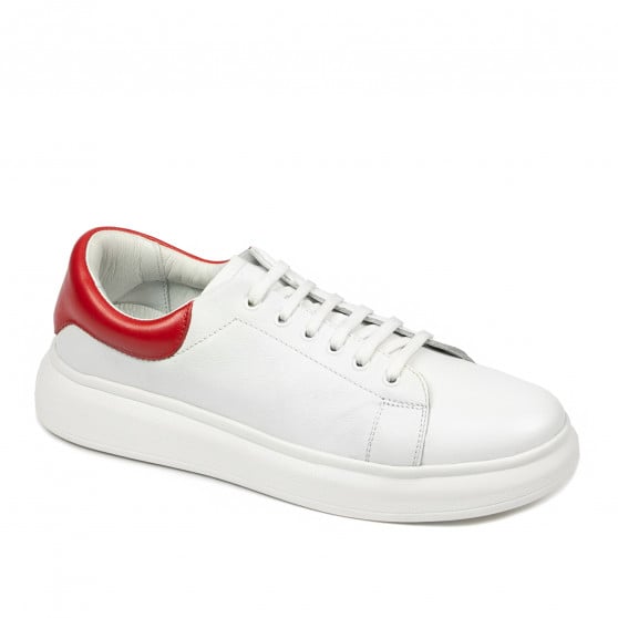 Damen-Sneaker 6008 in Weiß kombiniert Damen-Sneaker 6008 in Weiß kombiniert