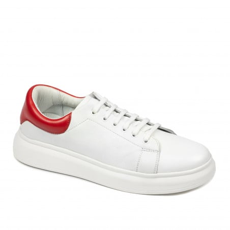 Damen-Sneaker 6008 in Weiß kombiniert