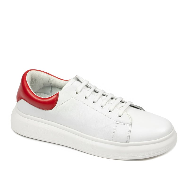 Damen-Sneaker 6008 in Weiß kombiniert