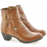 Damenstiefeletten 3252 gewachstes Braun