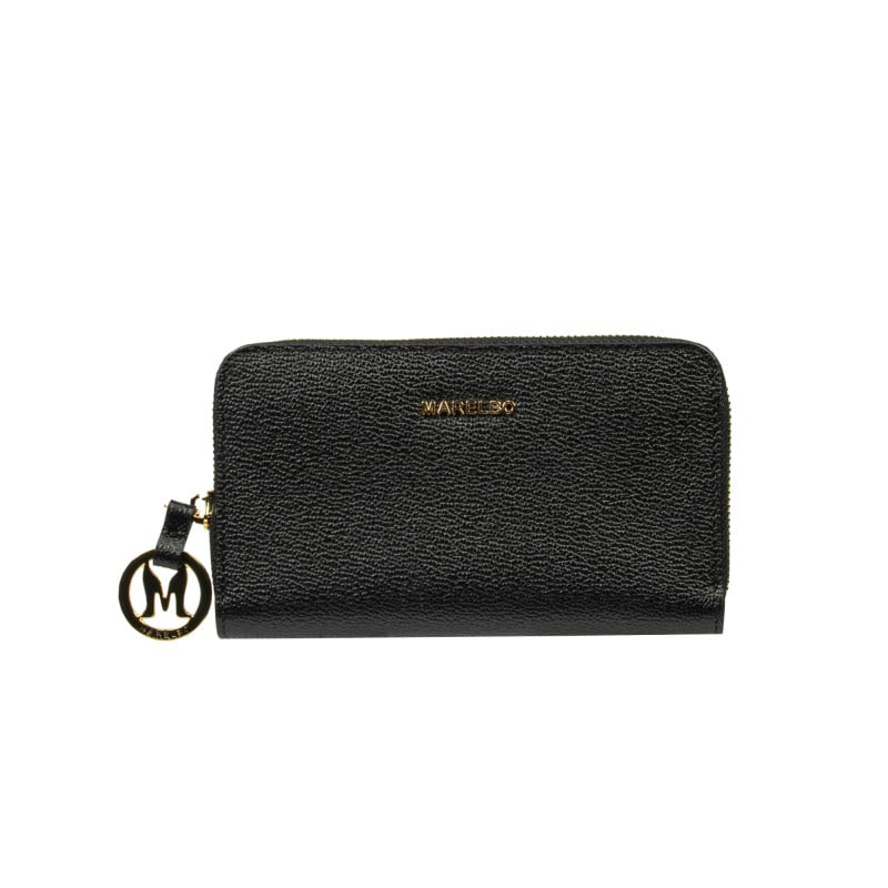 Damenportemonnaie 204g schwarz Kaviar
