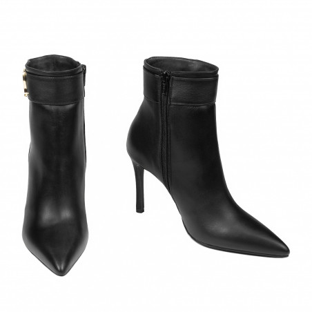 Damen Stiefeletten mit Absatz 1400 schwarz