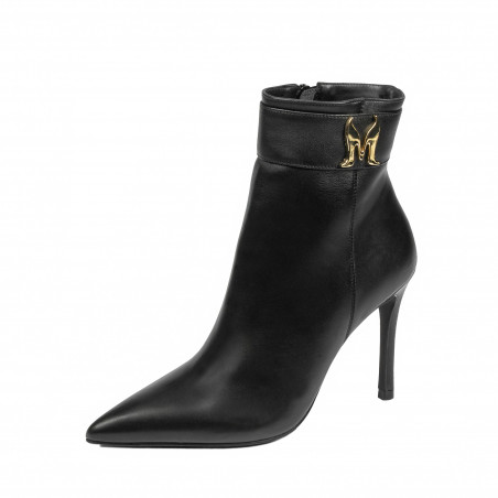 Damen Stiefeletten mit Absatz 1400 schwarz