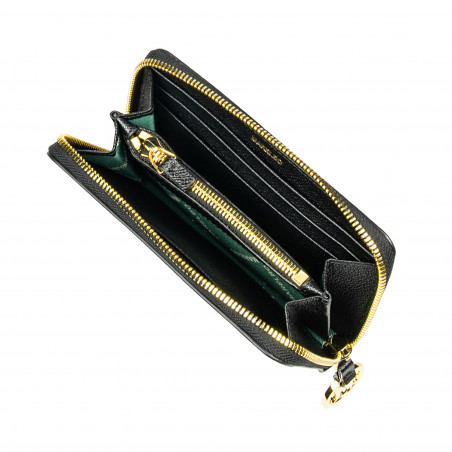 Damenportemonnaie 204g schwarz Kaviar