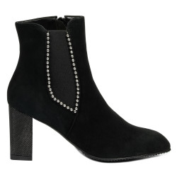 Damenstiefel 1174 schwarz Antilope