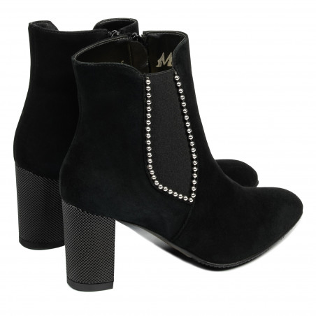 Damenstiefel 1174 schwarz Antilope