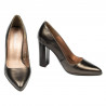 Elegante Damenschuhe 1261 perlmuttbraun
