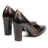 Elegante Damenschuhe 1261 perlmuttbraun