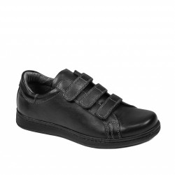 Jugend-Sportschuhe 369sc schwarz Klettverschluss