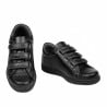 Jugend-Sportschuhe 369sc schwarz Klettverschluss